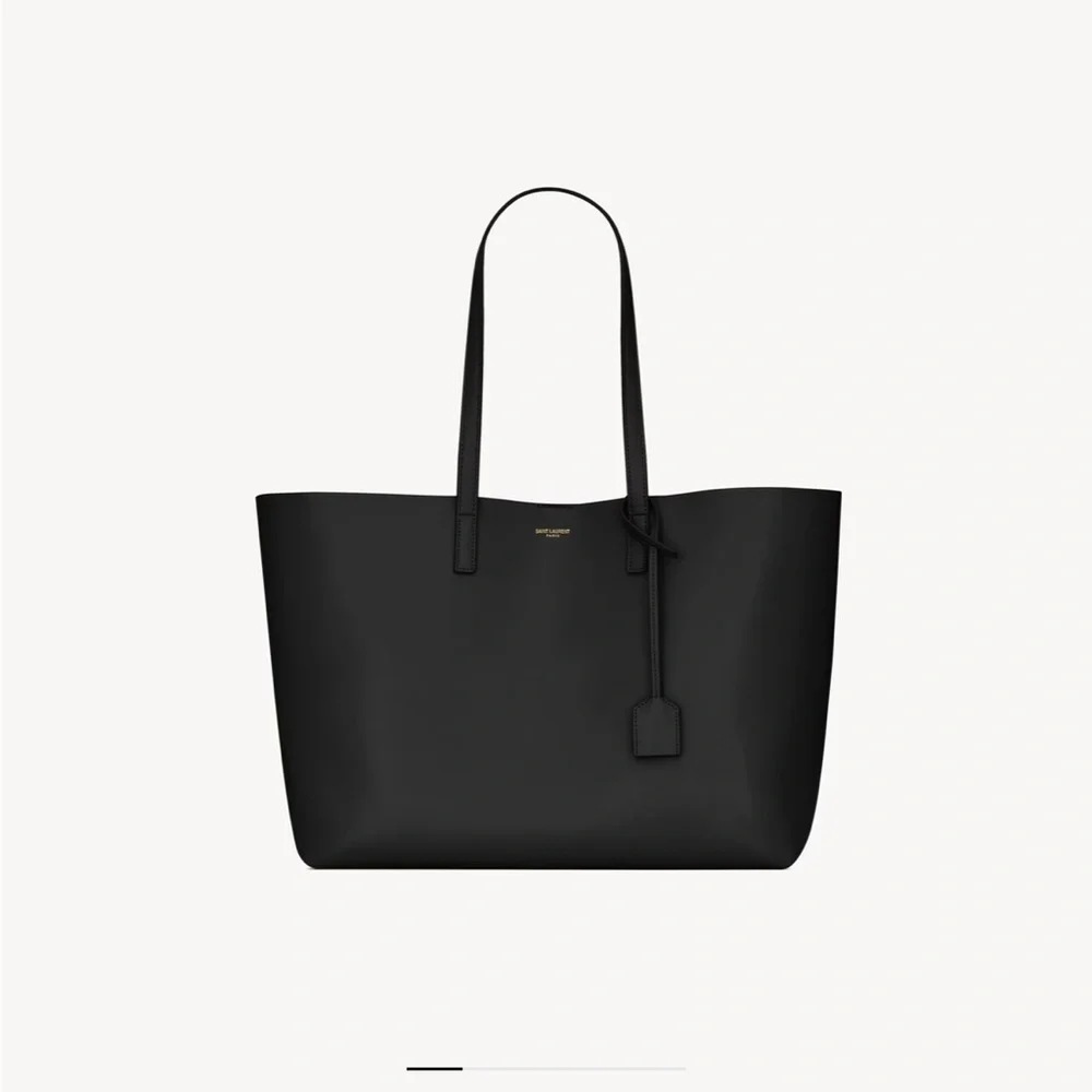 Saint Laurent Leather Shopping Tote - Picture 9 of 15